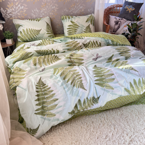 Комплект Бязь Gold Lux – Папороть зелена