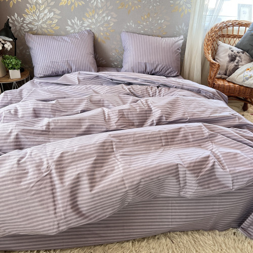 Комплект Бязь Gold Lux – Лавандова смужка