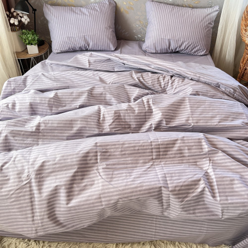 Комплект Бязь Gold Lux – Лавандова смужка