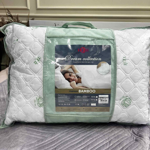 Подушка Бамбук мікрофібра  перфорована-ТЕП