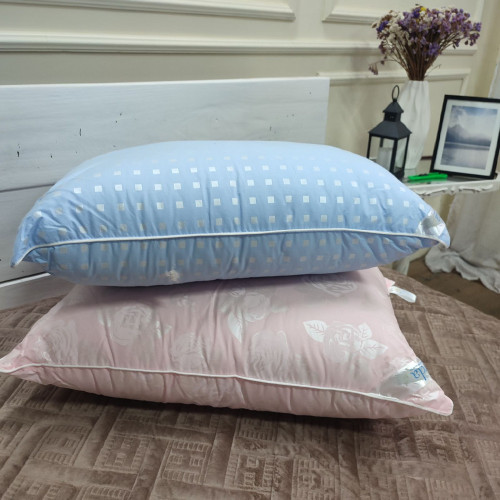 Подушка Тик колір асорті наповнювач штучний лебединий пух 