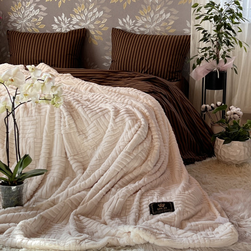 Покривало Шиншила Молочне