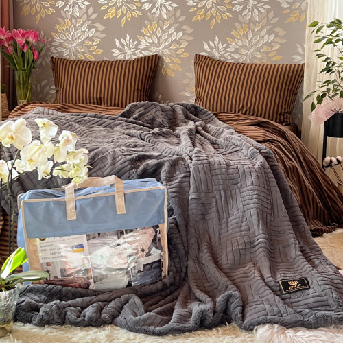 Покривало Шиншила Графіт