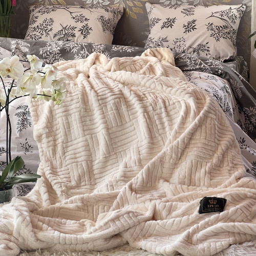 Покривало Шиншила Молочне