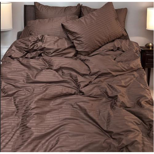 Полісатин Страйп Коричневий