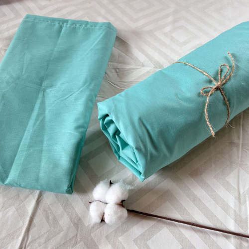 Простирадло на резинці М'ята