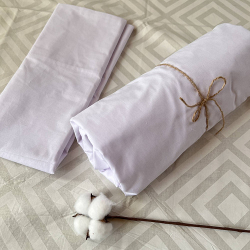 Простирадло на резинці Білий