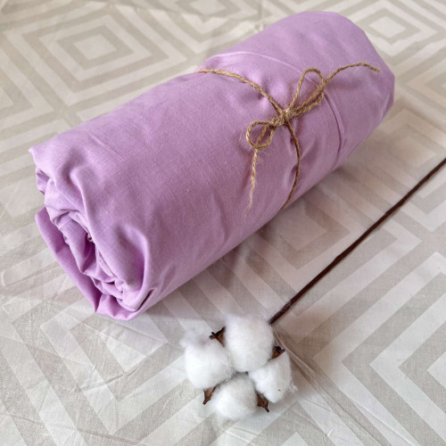 Простирадло на резинці Фіалка