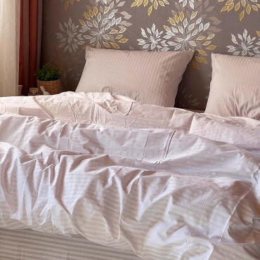 Комплект Бязь Gold Lux – Біла смужка