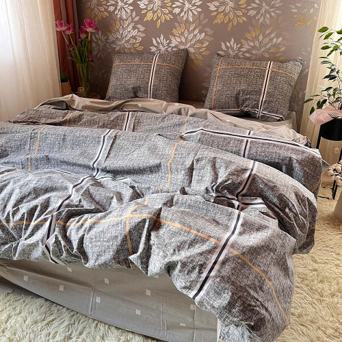 Комплект Бязь Gold Lux – Золота клітинка