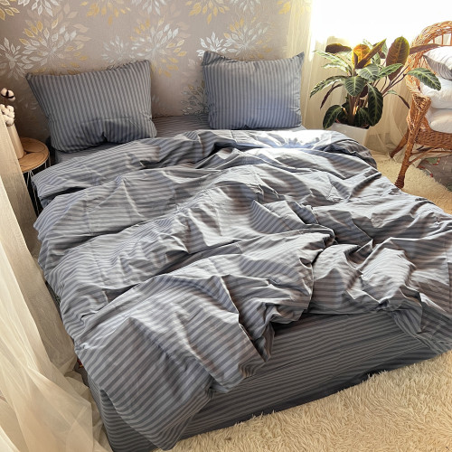 Комплект Бязь Gold Lux – Джинсова смужка