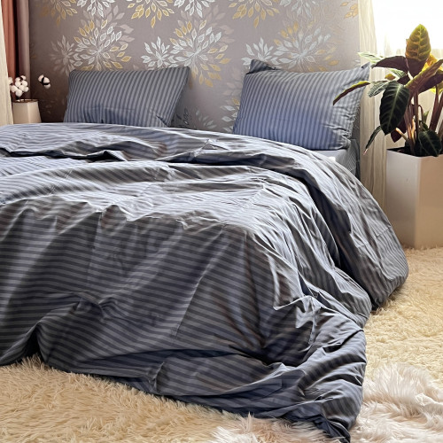 Комплект Бязь Gold Lux – Джинсова смужка