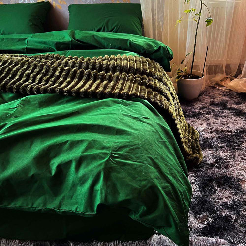 Комплект Бязь Gold Lux – Зелений ізумруд