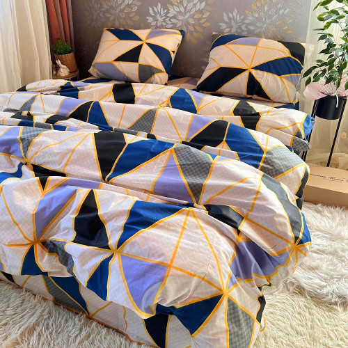 Комплект Бязь Gold Lux – Синій мармур