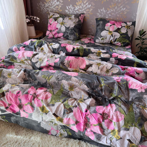 Комплект Бязь Gold Lux – Сутінки вишневі