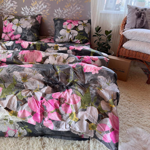 Комплект Бязь Gold Lux – Сутінки вишневі