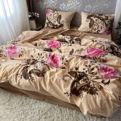 Комплект Бязь Gold Lux – Чайна троянда