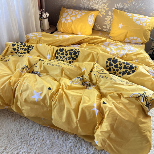 Комплект Бязь Gold Lux – Люблю чотирма мовами