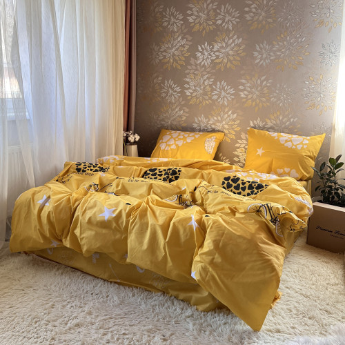 Комплект Бязь Gold Lux – Люблю чотирма мовами