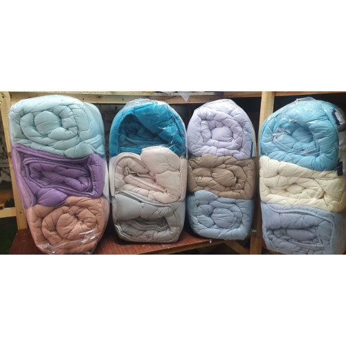 Ковдра мікрофібра холофайбер 500грм/м2 Однотон