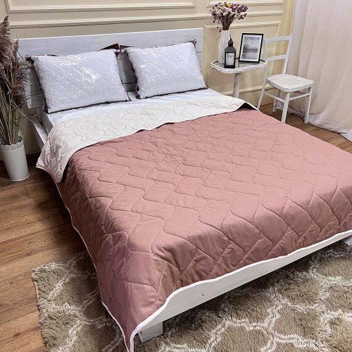 Ковдра літня ОДА коричнево-бісквітна