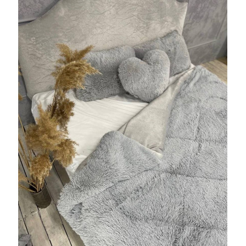 Ковдра довгий ворс Травка холофайбер 500грам/м2