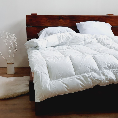 Ковдра Екопух тік біла