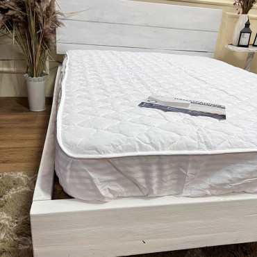 Наматрацник з юбкою тканина голд наповнювач холофайбер 