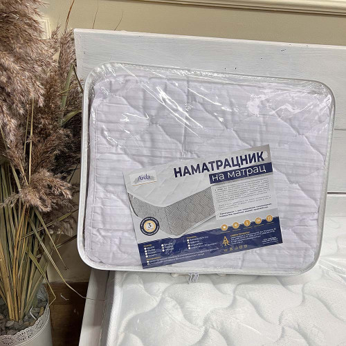 Наматрацник з юбкою тканина голд наповнювач холофайбер 