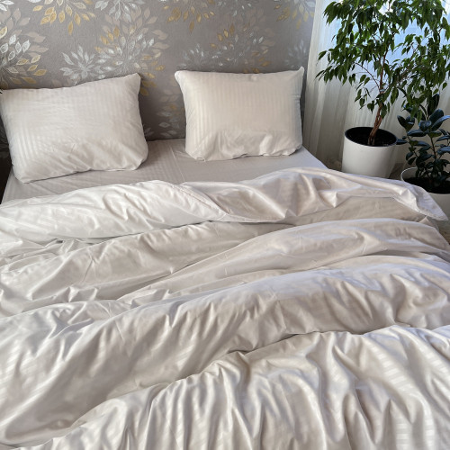 Полісатин Страйп Білий