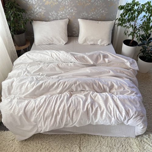 Полісатин Страйп Білий