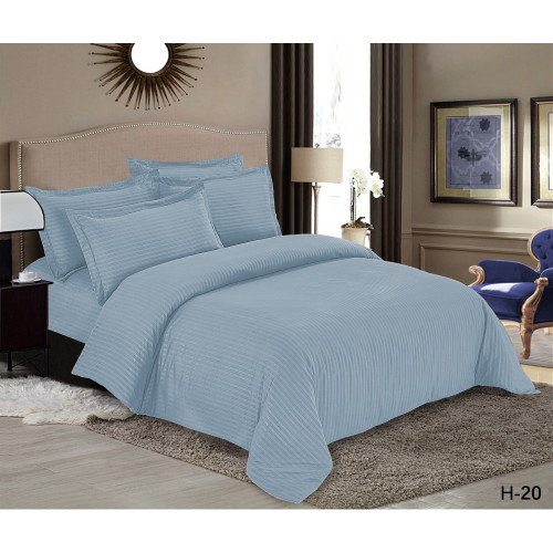 Полісатин Страйп блакитний