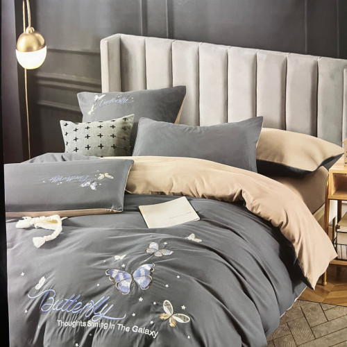 Батерфляй сірий і беж  